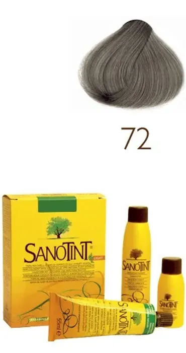 Sanotint 72 Barva na vlasy SENSITIVE světle popelavý kaštan 125 ml